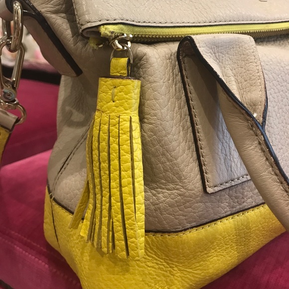 •price drop• Kate spade tan and yellow bag - Picture 2 of 7